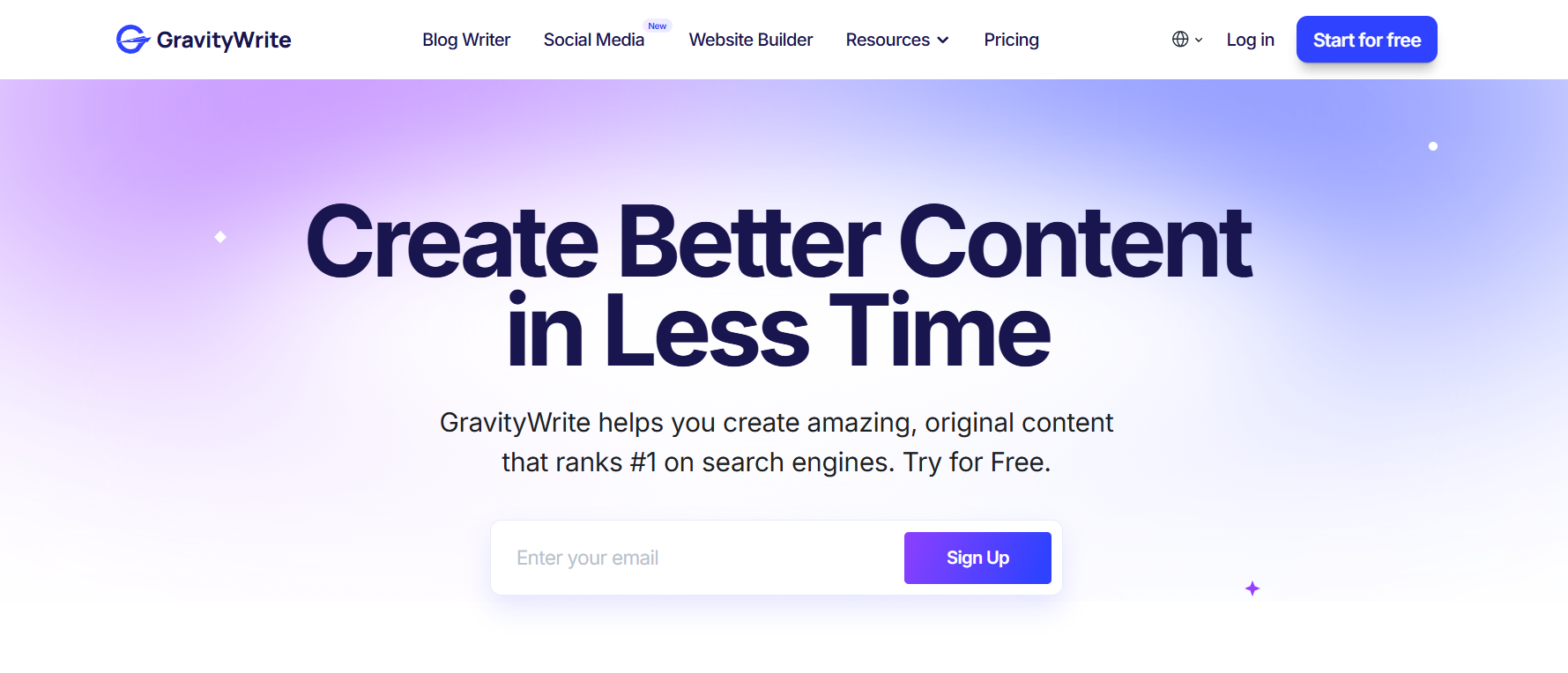 Gravity write